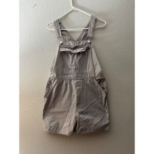 Honors Women's Size S Beige Cotton Shortall Overalls Dungarees Romper
A767